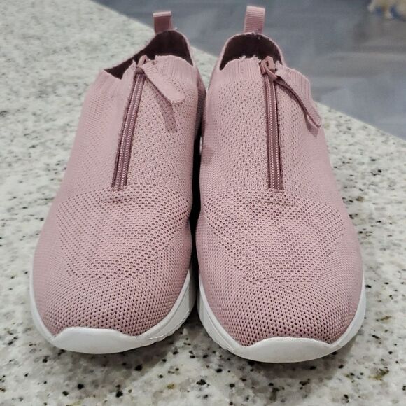 Catherine Malandrio, Womans pink, zip up sneakers, size 7.5 - Picture 2 of 6